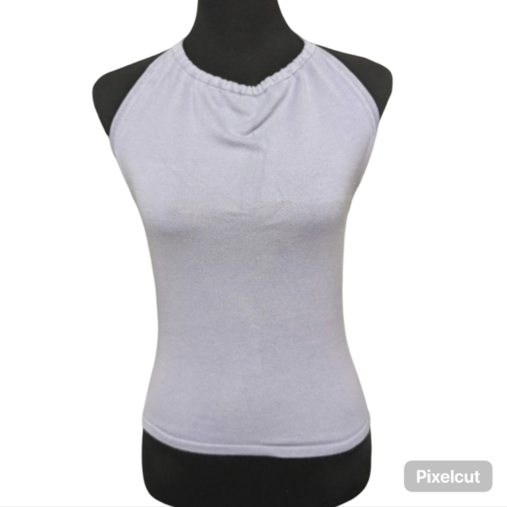 GAP Stretch Vintage Lavender Halter Top Tank. Size: M